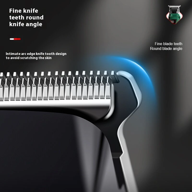 (image for) MARSKE MS-5062 Hair Clipper for Men USB Rechargeable LED Display 1800mAh Battery Stainless Steel Blade Adjustable Cutting Cordless